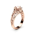 thumbnail image 1 of Peach Pink Morganite Engagement Ring, 1 of 3
