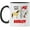 Black Handle, variant on Veracco Christmas Calories Don't Count Funny White Ceramic Coffee Mug Gifts For Christmas (White)