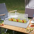 thumbnail image 4 of Multi-Purpose Ice Tray, 1.59Gal Food Display with Reusable Gel Ice Box, 7.72lbs Lightweight, Great for Sushi and Salads, 4 of 19