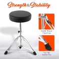 thumbnail image 4 of Taburete Drum Throne Pyle ajustable con asiento acolchado en espuma, 4 of 7
