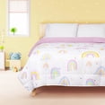 thumbnail image 1 of Edredon Infantil Dreamlab, Hipoalergenico, Tamaño Matrimonial, Diseño De Arcoiris, 1 of 8