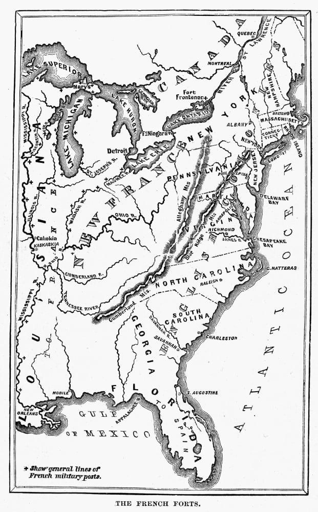 Map Colonial America Na Map Of The Thirteen Original American Colonies