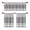 C, variant on Fareti Striped Boho Kitchen Curtains, Light Filtering Half Window Cafe Curtains, Farmhouse Short Curtain Tiers for Bathroom RV Camper