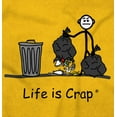 thumbnail image 2 of Broken Garbage Bag Trash Smelly Messy Men's Graphic T Shirt Tees Brisco Brands S, 2 of 6
