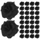 thumbnail image 5 of 50 rosas de seda para decorar sombreros, ropa y álbumes (negras), 5 of 7