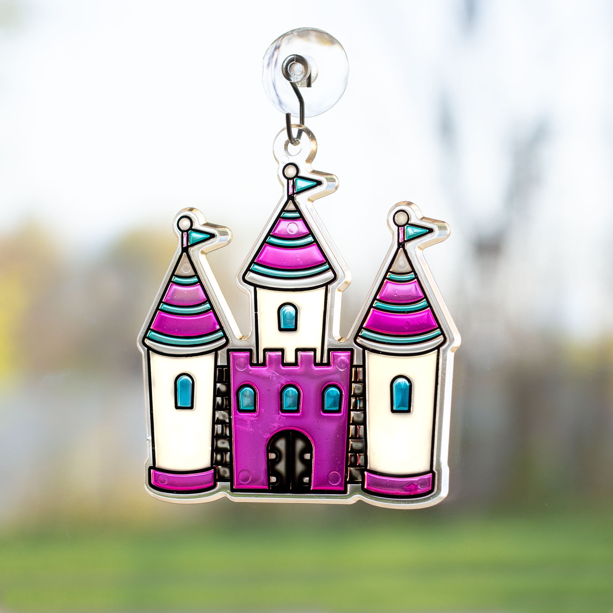Hello Hobby Ready-to-Paint Castle Suncatcher