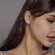 thumbnail image 4 of Pendientes de plata de ley 925 con forma de zorro, gato, lagarto, mariposa, koala, estilo retro, para mujer, 4 of 5