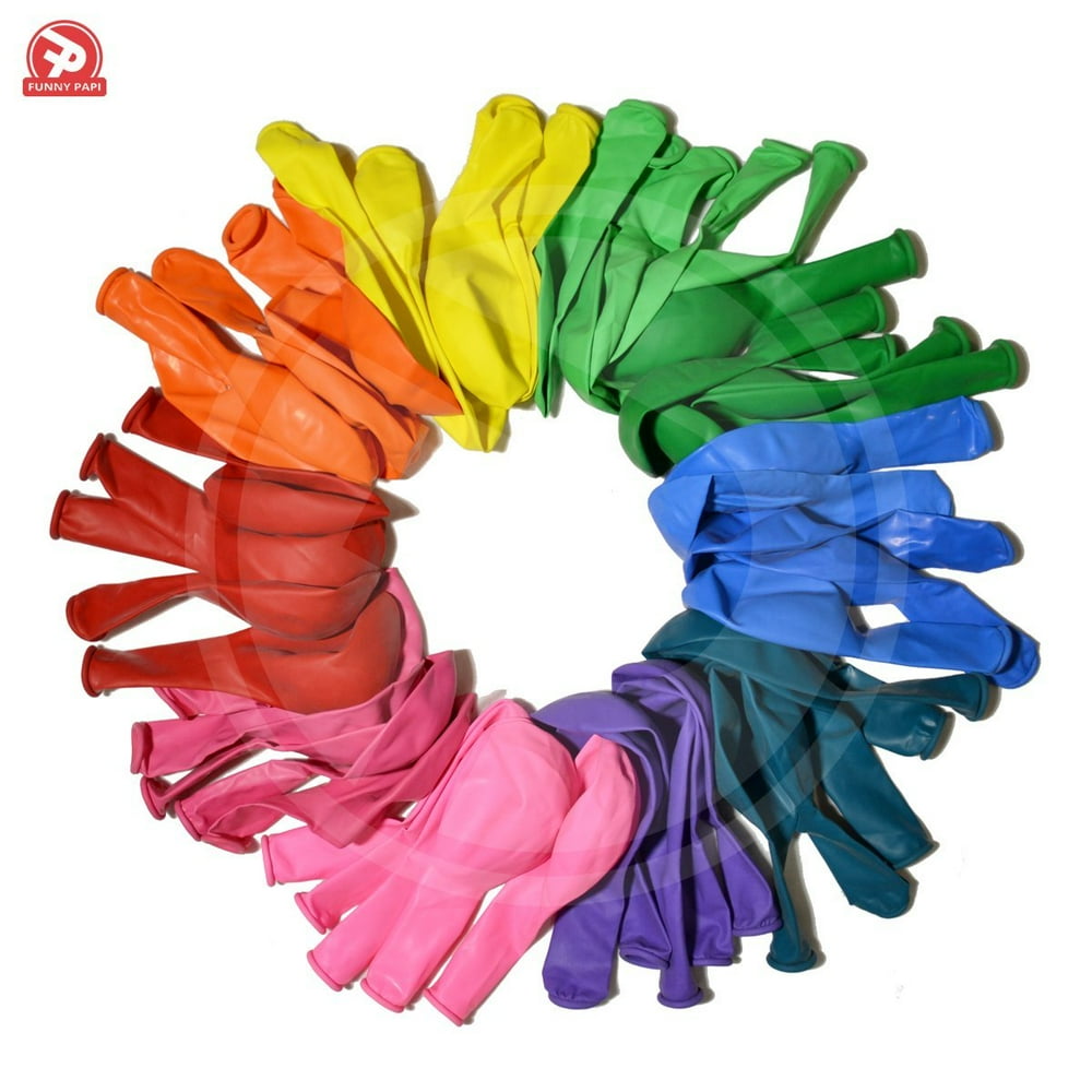 Party Balloons 12 Inches Strong Balloons 10 colors Quality Helium