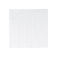 thumbnail image 1 of FASÄDE Easy Installation Alphabet Gloss White Wall Panel Sample (12" X 12" Sample), 1 of 1