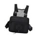 thumbnail image 2 of Bolsa de pecho para hombre y mujer, correa de hombro ajustable, chaleco multifuncional, bolsa de pecho Negro, 2 of 8