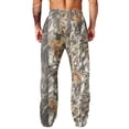 thumbnail image 7 of LTTVQM Woodland Camo Wide Leg Sweat Pants Weekend Rural Scenic Realtree Leaf Camo Relaxed Fit Drawstring Waist Mens Casual Wide Leg Full Length Trousers Earthy Yellow M, 7 of 7