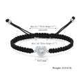 thumbnail image 2 of Glass Heart Locket Braided Rope Bracelet Cremation Jewelry For Ashes Bracelets Funeral Urn Bracelet for Ashes Holder, 2 of 7