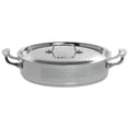 thumbnail image 3 of Bon Chef 60030HF Stainless Steel Induction Bottom Cucina Pot with Cover, Hammered Finish, 6 Quart Capacity, 12-3/8" Diameter x 3" Height, 3 of 3