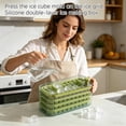 thumbnail image 4 of Press Ice Cube Tray, Silicone Double-Layer Ice Ball Maker, Easy-Release Stackable Mold for Freezer, BPA-Free, 4 of 8