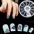 thumbnail image 4 of Flmtop Colorful Shiny Nail Art Decoration Wheel Colorful Star DIY Manicure Accessory, 4 of 7
