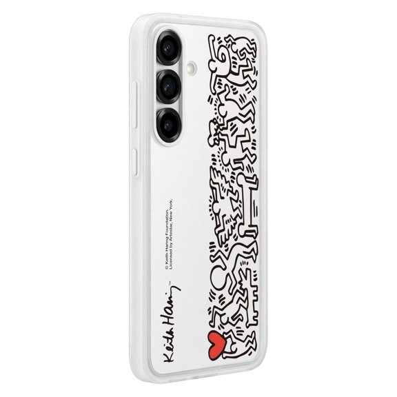 Funda para teléfono Samsung Galaxy S25+ Flipsuit blanca con tecnología NFC
