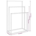 thumbnail image 4 of vidaXL Freestanding Towel Rack White 48x24x79 cm Iron, 4 of 4