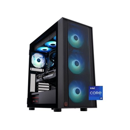 ABS Eurus Aqua Gaming PC - Windows 11 - Intel Core i9-14900KF - GeForce RTX 5070 Ti - DLSS 4 - AI-Powered Performance - 32GB DDR5 6400 - 2TB M.2 NVMe SSD - EA14900KF5070TI2