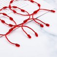 thumbnail image 3 of 6 Piezas Pulseras de Hilo Rojo Pulsera de Cordón Rojo Pulsera de Hilo de Nudo Rojo Ajustable Amuleto para Protección, Mal de Ojo y Buena Suerte, 3 of 5