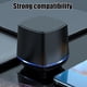 thumbnail image 4 of Subwoofer de escritorio con cable y minialtavoz Bluetooth para PC/hogar, barra de sonido multimedia USB con graves potentes, altavoces Bluetooth de plástico., 4 of 7