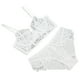 thumbnail image 5 of Bralette de encaje, conjunto de sujetador de encaje, ropa interior, conjunto de sujetador, sujetador con aros sin forro, compacto y ligero, 5 of 8