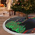 thumbnail image 7 of Terraria Christmas Tree Skirt with Tassel Thickened Xmas Tree Base Cover for Decorations Holiday Party, 7 of 7