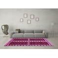 thumbnail image 3 of Ahgly Company Indoor Rectangle Abstract Pink Modern Area Rugs, 6' x 9', 3 of 4