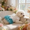 thumbnail image 5 of Nkmbld Cat Dresses Lightweight Puppy Princess Dress with Bowknot for Small Medium Dogs Cats, Summer Sleeveless Puppy Clothes for Birthday Party Wedding, 5 of 8