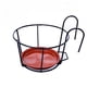 thumbnail image 1 of Estante para flores para balcón, estante colgante para macetas de dieta verde, estante colgante para barandilla de hierro, estante de almacenamiento para flores de hierro para alféizar de ventana, 1 of 5