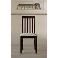 thumbnail image 2 of Home Design Jesse Dining Chairs (Set of 6), Warm Gray Upholstery, Dark Brown Frame, Slat Back, Padded Seats, Stylish, Comfortable, 2 of 5