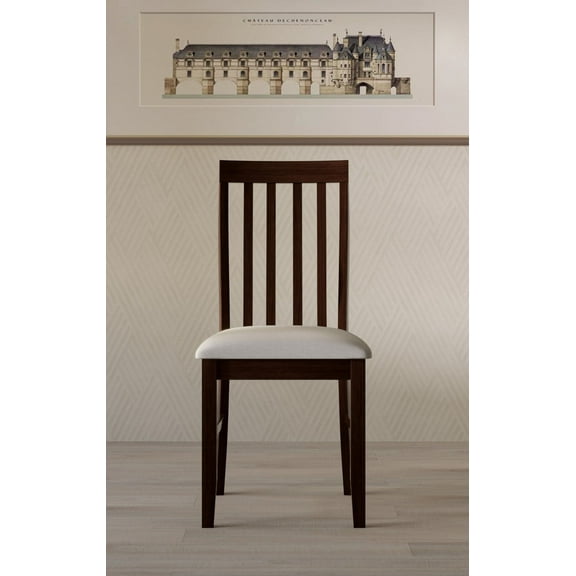 HMD Jesse Dining Chair Box B (Set of 6), Warm Gray/Dark Brown