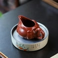 thumbnail image 4 of Chinese Zisha Tea Accessories 200ml Handmade Tea Dispenser Household Teacups Yixing Purple Clay Fair Cup, 4 of 9
