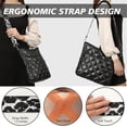 thumbnail image 5 of KWuty Quilted Crossbody & Puffer Shoulder Bag, Tote with Zipper - Fashion Cotton Quilted Ladies Handbag, 5 of 7