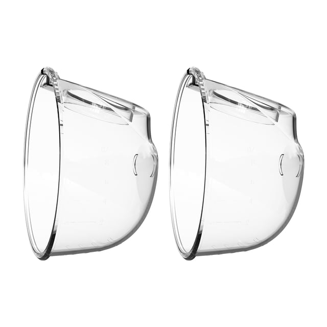 Accesorios para sacaleches El accesorio de repuesto para extractor de leche eléctrico YOUHA incluye 2 tazas de silicona suave de grado alimenticio de 8 oz para el extractor de leche portátil del INS YOUHA Accesorios para sacaleches