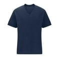 thumbnail image 3 of IROINNID Big and Tall T Shirts for Men, Lightweight Thin Basic V-Neck Casual Slim Tops for Men, 3 of 5