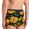 thumbnail image 4 of Kdxio Men's Boxer Briefs with Tangerine Print - Comfortable and Breathable Underwear for Everyday Wear, 4 of 7