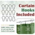 thumbnail image 6 of Christmas Shower Curtain White Snowflake on Red Shower Curtains for Bathroom Waterproof Fabric Winter Shower Curtain Happy New Year Xmas Decor Shower Curtain Set 72x72 Inches with Hooks, 6 of 6