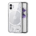 thumbnail image 1 of high qualityfor Nothing Phone 2 Case Clear, Hard PC Back + Soft TPU Bumper Crystal Clear Slim Nothing Phone 2 Case Lightweight Shockproof, 1 of 1