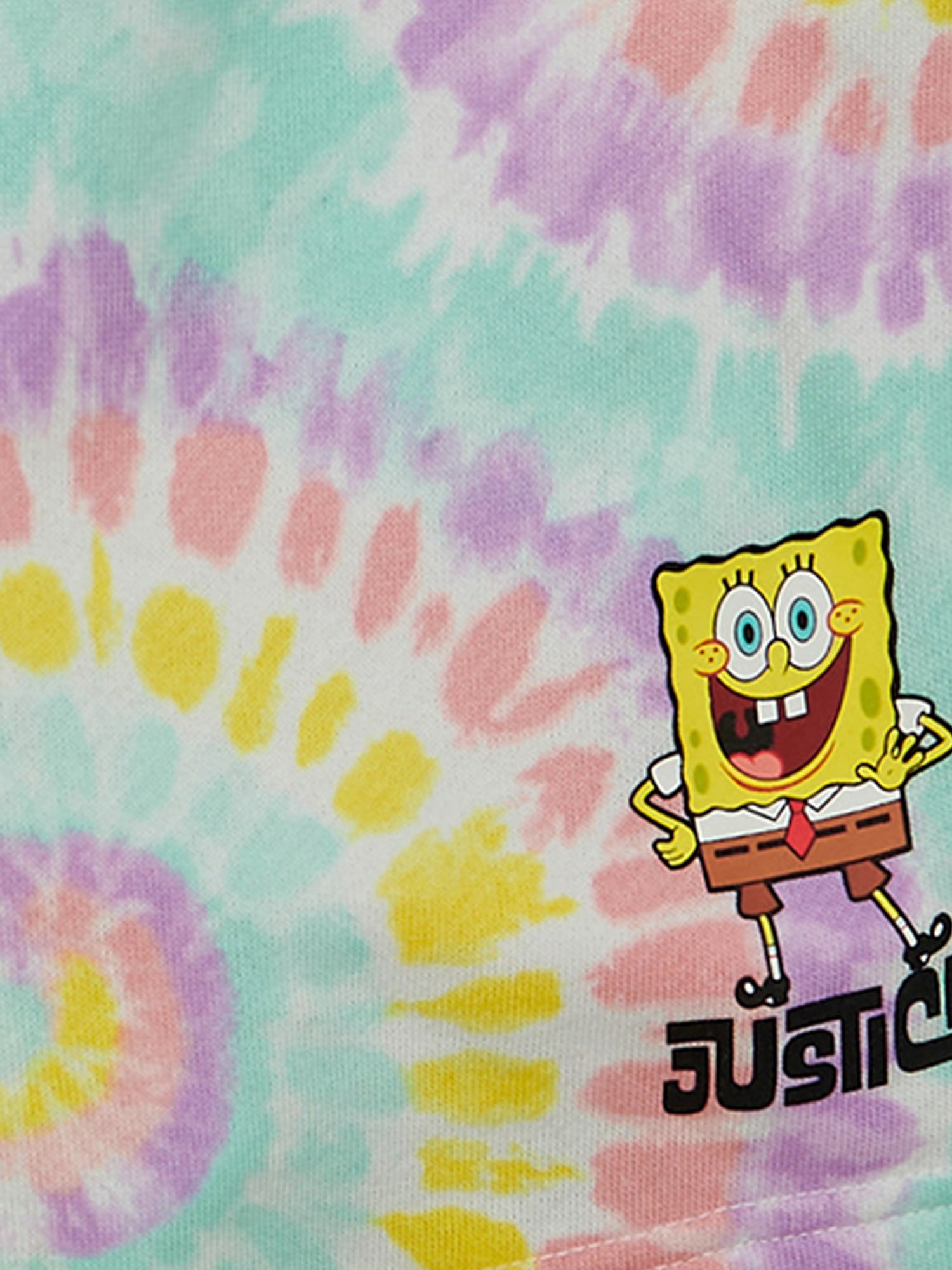 SpongeBob X Justice Girls French Terry Short, Sizes XS - XLP