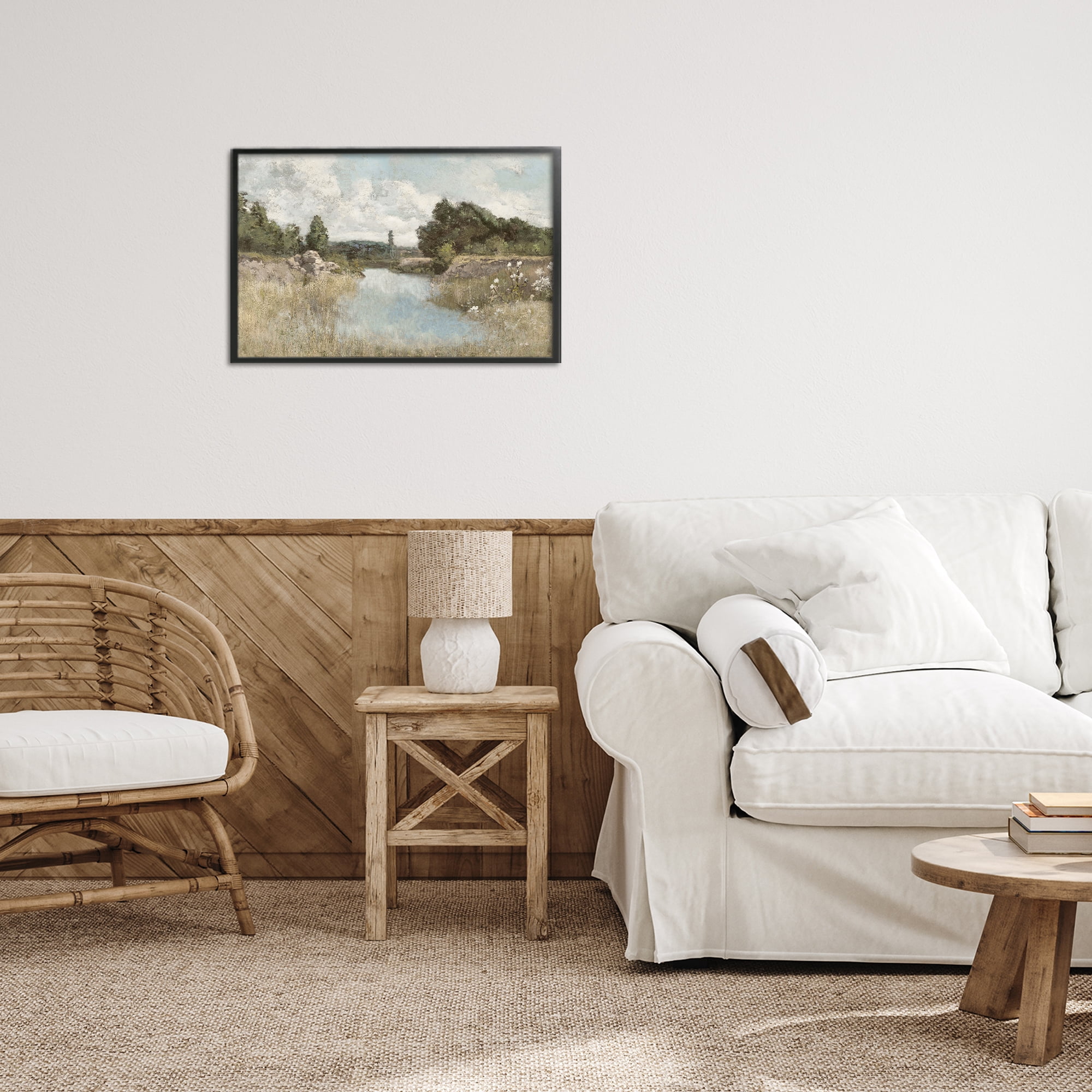 Stupell Industries Dawn At The Shore Black Framed Giclee Art, design by Christy McKee