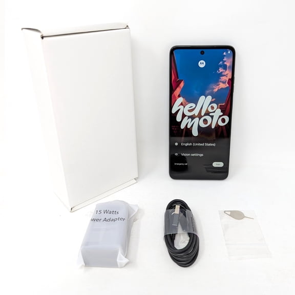 Pre-Owned Motorola Moto G 2025 128GB XT2513-3 GSM Unlocked 6.7" 4GB RAM 50MP Smartphone - Forest Gray