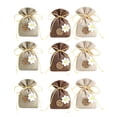 thumbnail image 1 of WASHWEPE 9Ud Bolsas Vacías Con Cordón Para Sachet Perfume Colgante Decorativo Para Hogar Auto Ropa, 1 of 6