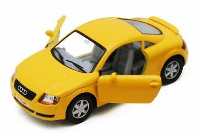 1:32 Diecast Yellow Audi Model Car Collection Pull Back Doors Open Lights&Sound