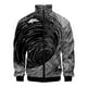 thumbnail image 3 of Chaqueta con cuello alto y estampado 3D de espirales de colores, abrigo de moda para primavera y otoño, chaquetas de gran tamaño con cremallera, ropa de abrigo para hombre, 3 of 5