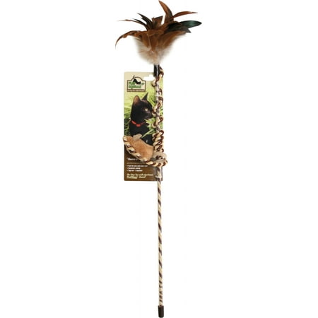 Play N Squeak Bounce-n-Pounce Teaser Wand Cat Toy