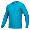 thumbnail image 3 of Playera Deportiva Wilson para Hombre Force Manga Larga Color Azul Teal Talla G, 3 of 4