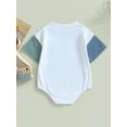 thumbnail image 4 of Infant Baby Boy Summer Clothes 3M 6M 12M 18M 24M  Short Sleeve Romper Shirt Letter Printed Bodysuit Top Bubble Outfit, 4 of 9