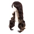 thumbnail image 3 of LinYooLi 28 Pouces/70 cm Perruque Synthétique Cheveux Longs Bouclés (Brun Blond Mélangé), 3 of 4