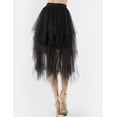 thumbnail image 5 of Falda tul picos color Negro AMAD Casual para mujer talla S, 5 of 5