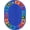 Multi-color, variant on 5 ft. 4 in. x 7 ft. 8 in. Library Blocks Kid Essentials Oval Rug  Multicolor